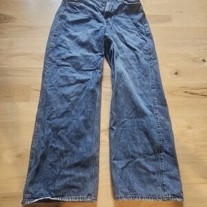 Hollister Ultra High-Rise Baggy Jeans - Blue